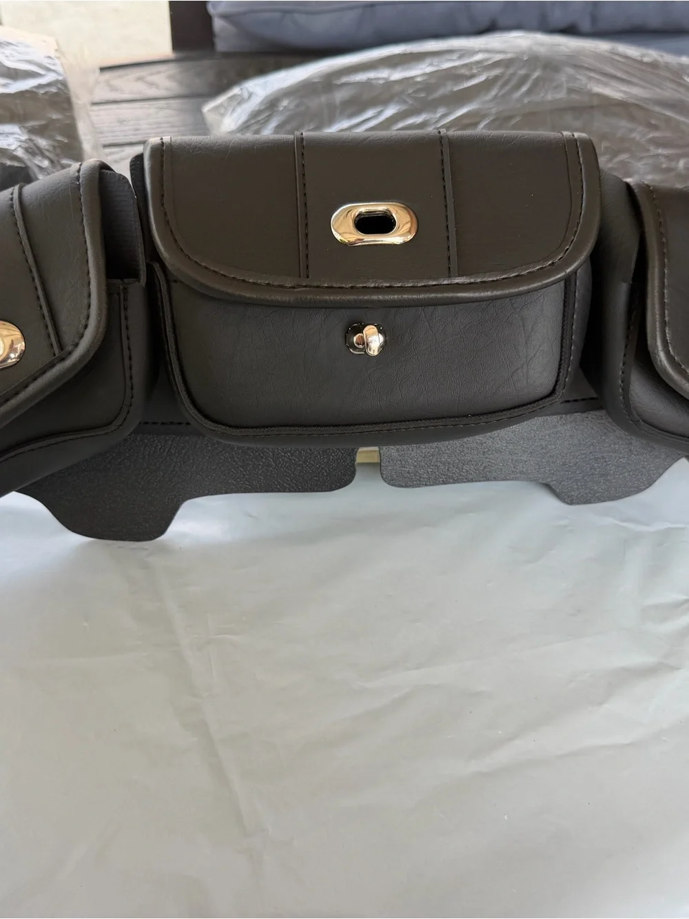 Motorcycle windshield bag